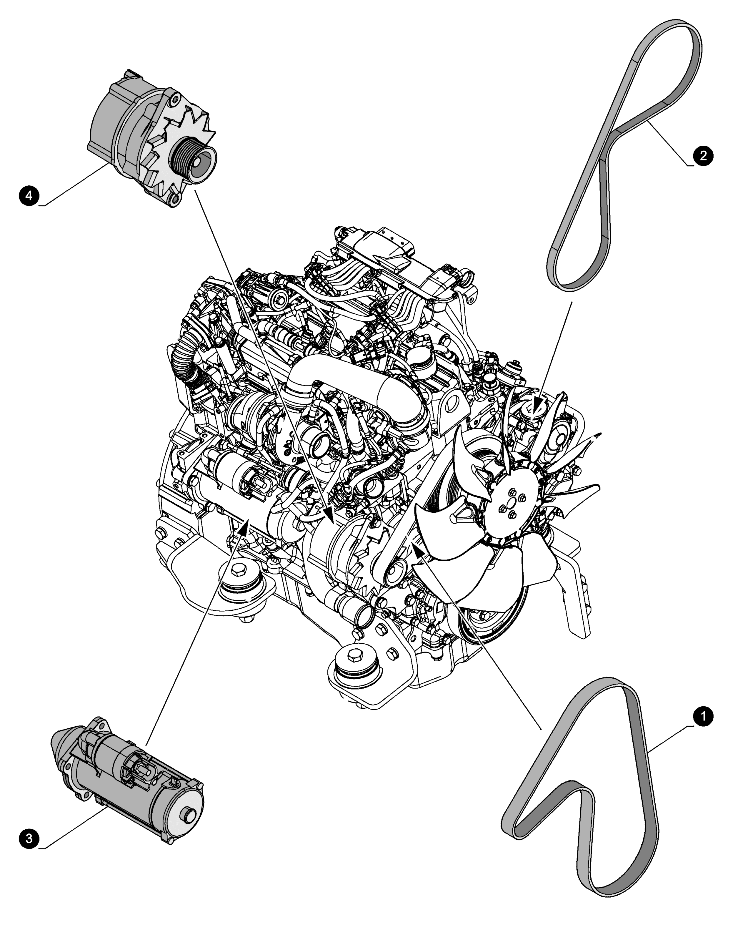 Case Construction V-Belt 84591722
