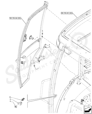 Case Construction Gas Strut 47710478
