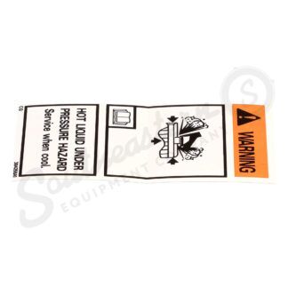 Case Construction Warning Decal 384258A1