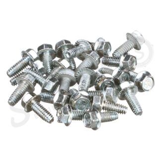 りふ Case Construction Self Tapping Screw - Hex Flange - 1/4in-20